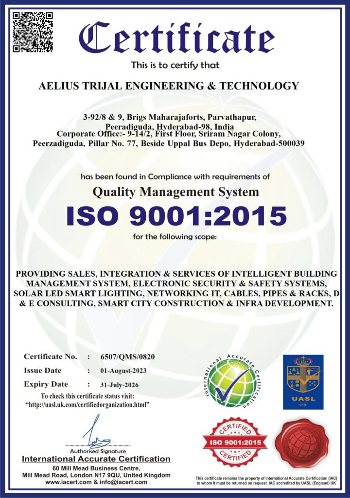 ISO Certificate 9001:2025